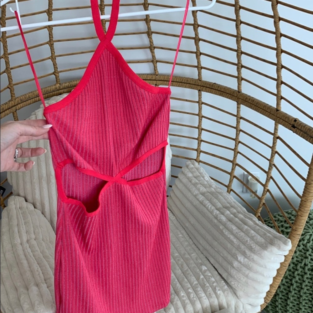 Pink dress from Zara